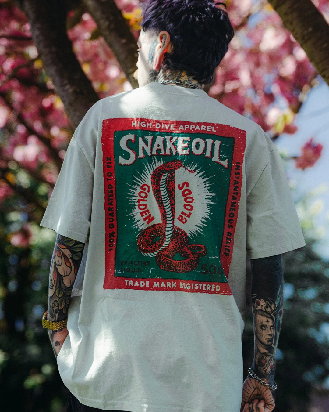 Snake Oil Heavy Tee Faded Bone - Image 6