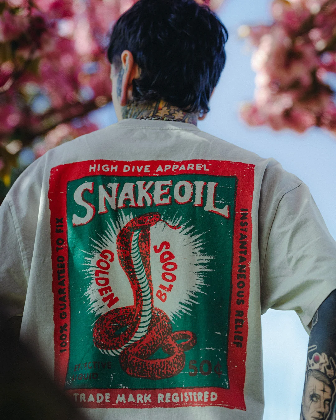 Snake Oil Heavy Tee Faded Bone - Image 8