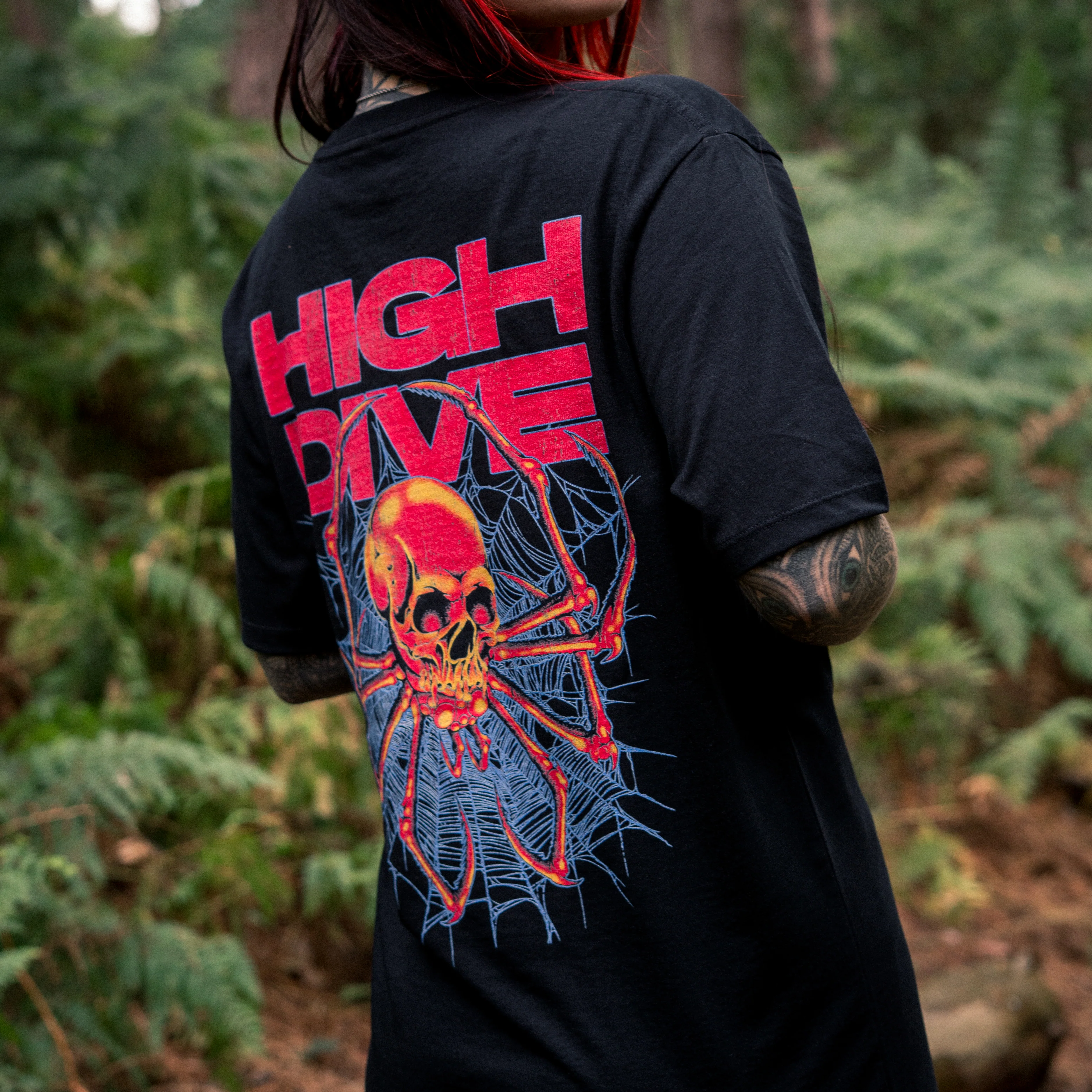 SpiderSkull Black Tee - Image 7
