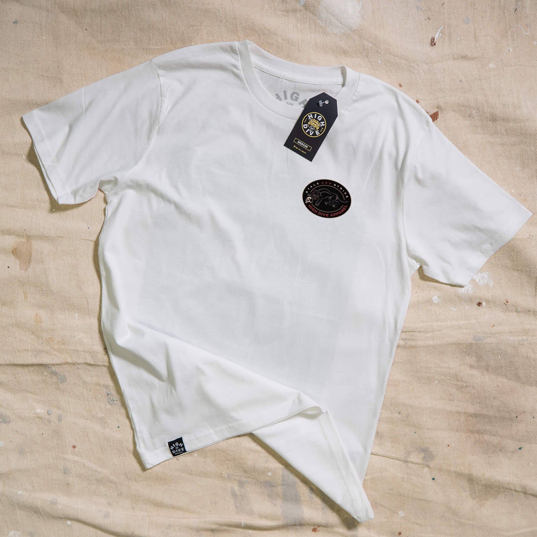 Stalk & Strike White Tee - Image 2