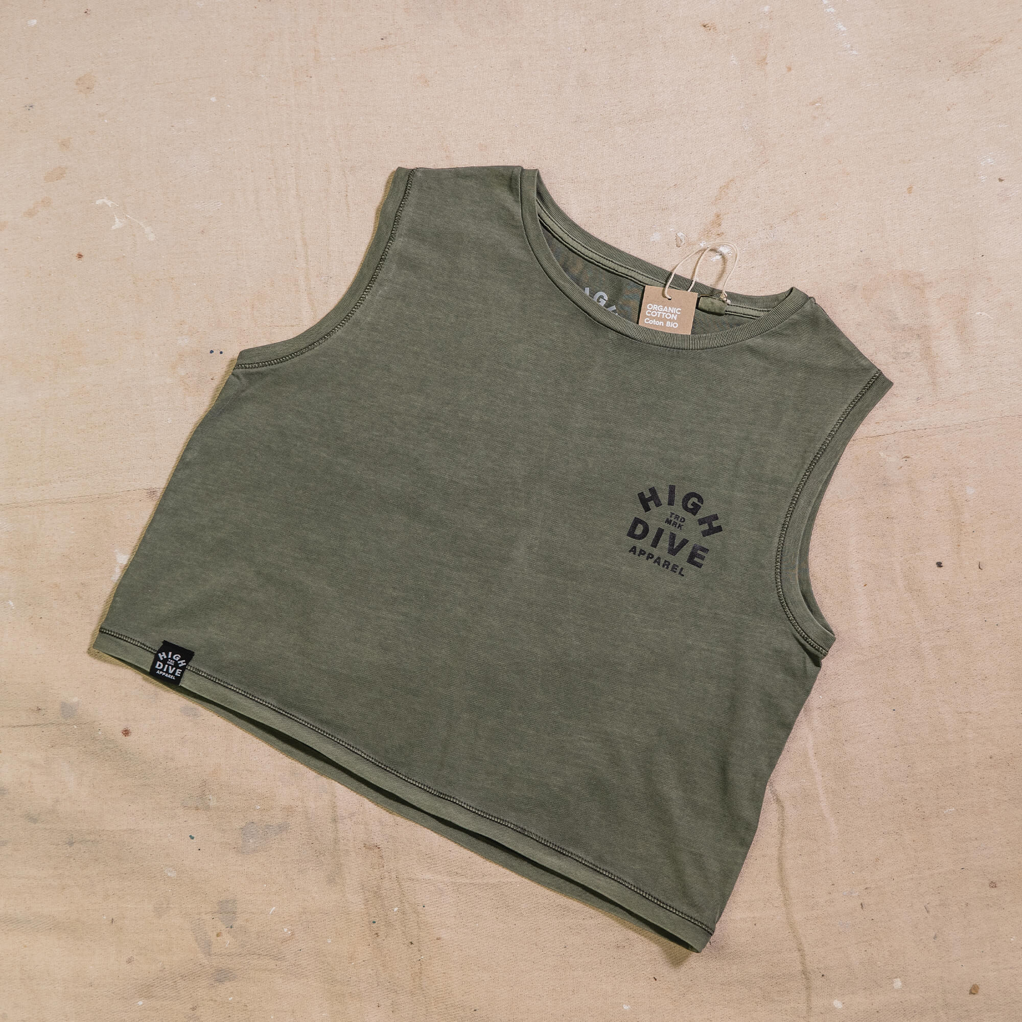 Washed Cropped Tank Top - Image 5