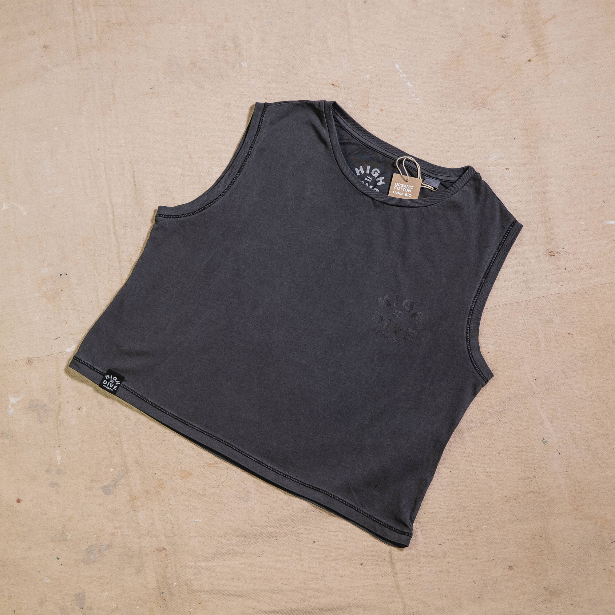 Washed Cropped Tank Top - Image 8