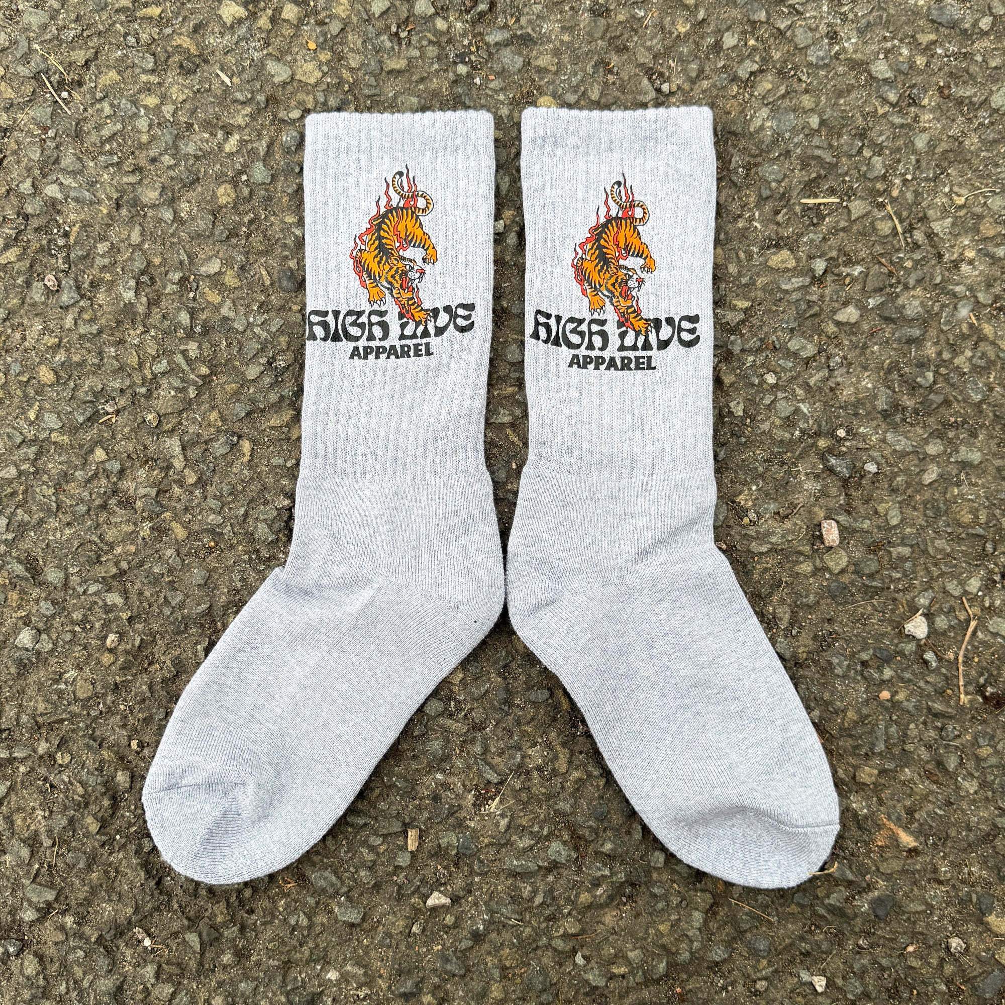 Strike First Grey Socks - Image 3