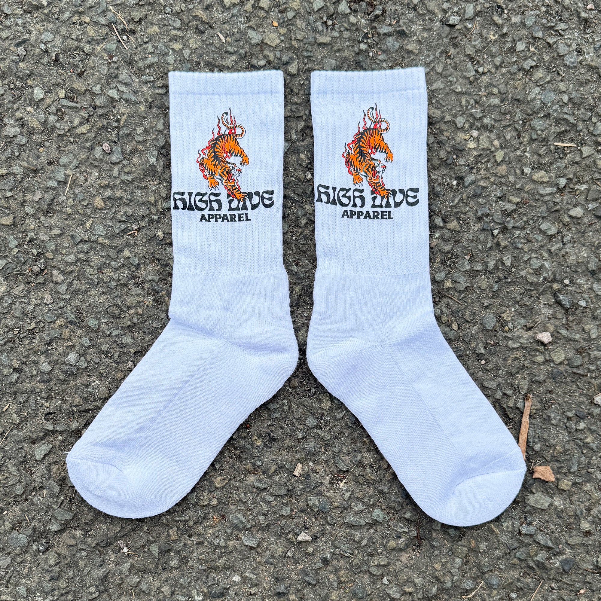 Strike First White Socks - Image 2