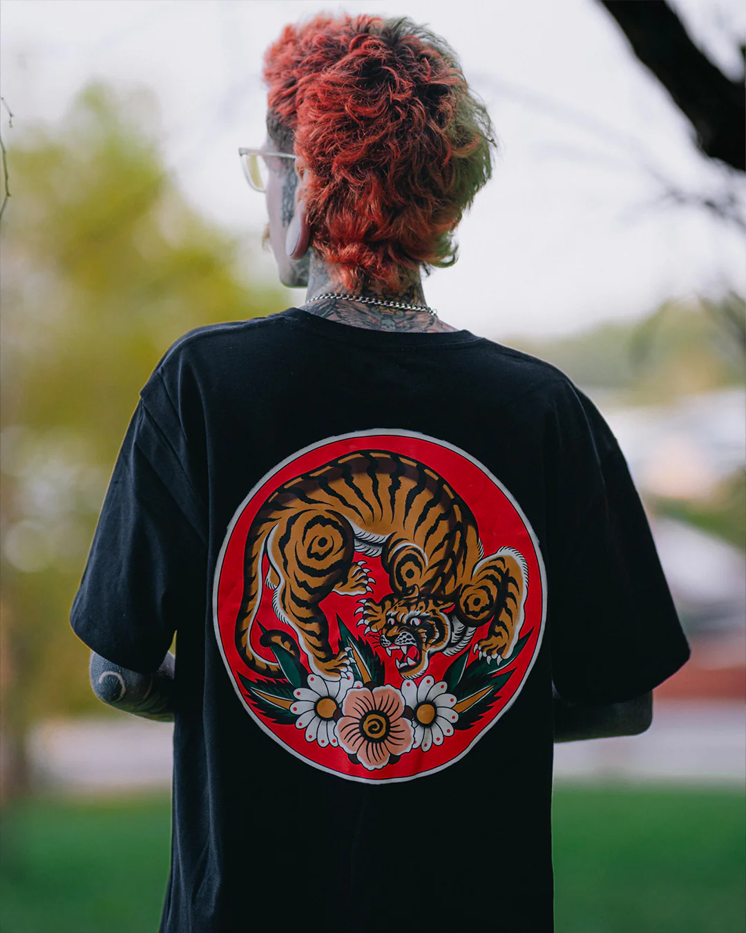 Tiger Black T-Shirt - Image 3