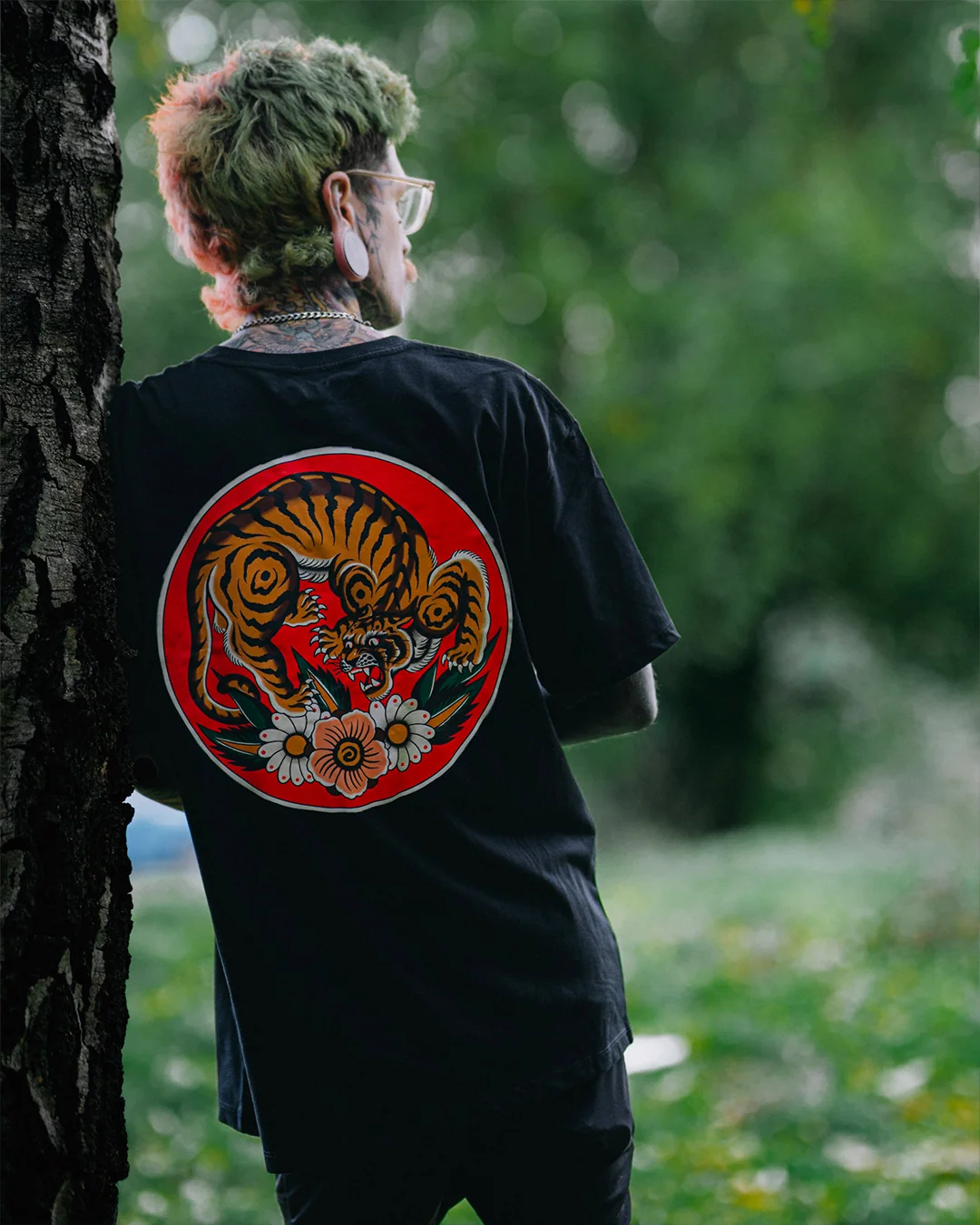 Tiger Black T-Shirt - Image 5
