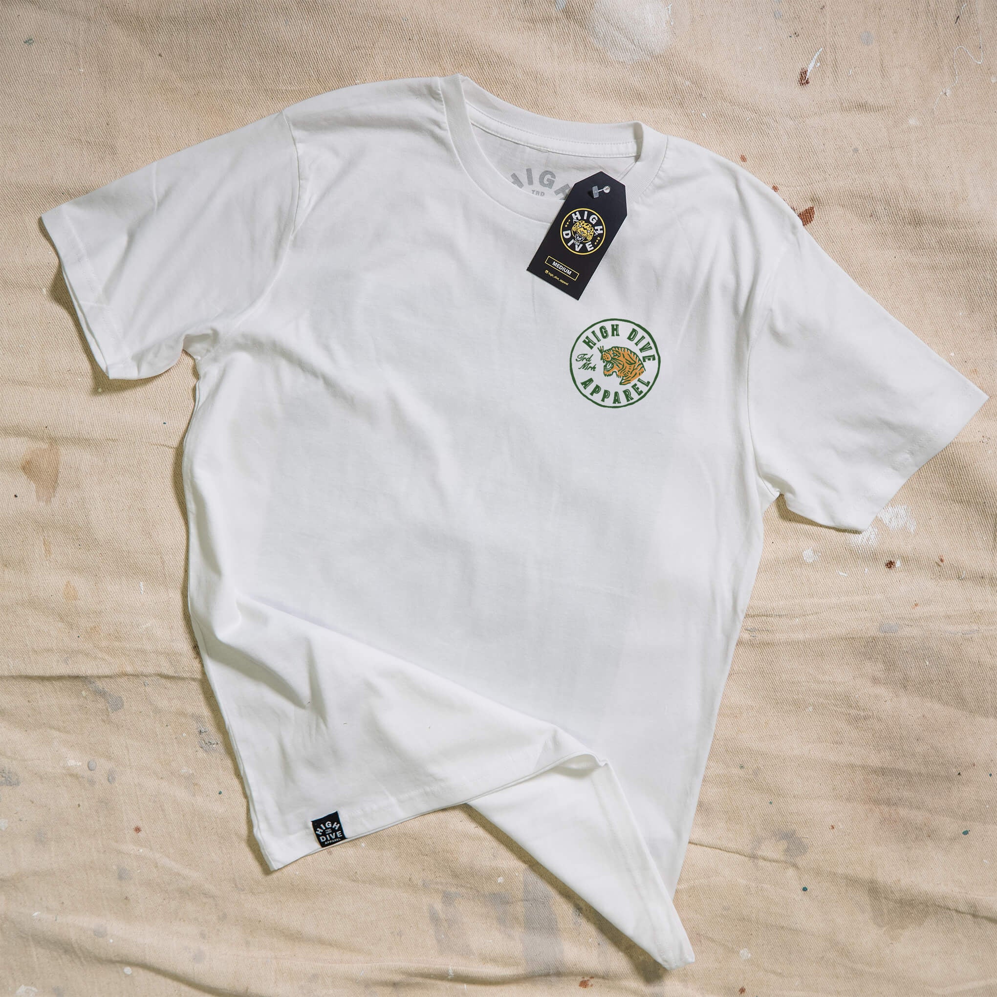 Tiger Circle White Tee - Image 2