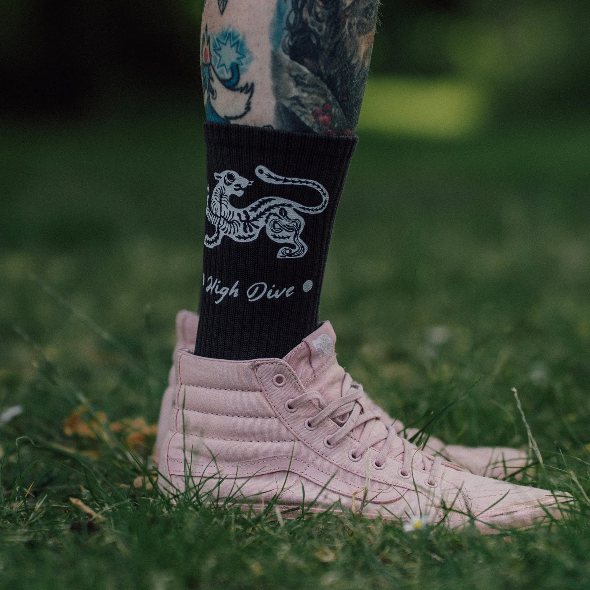 Wild Ones Coal Socks