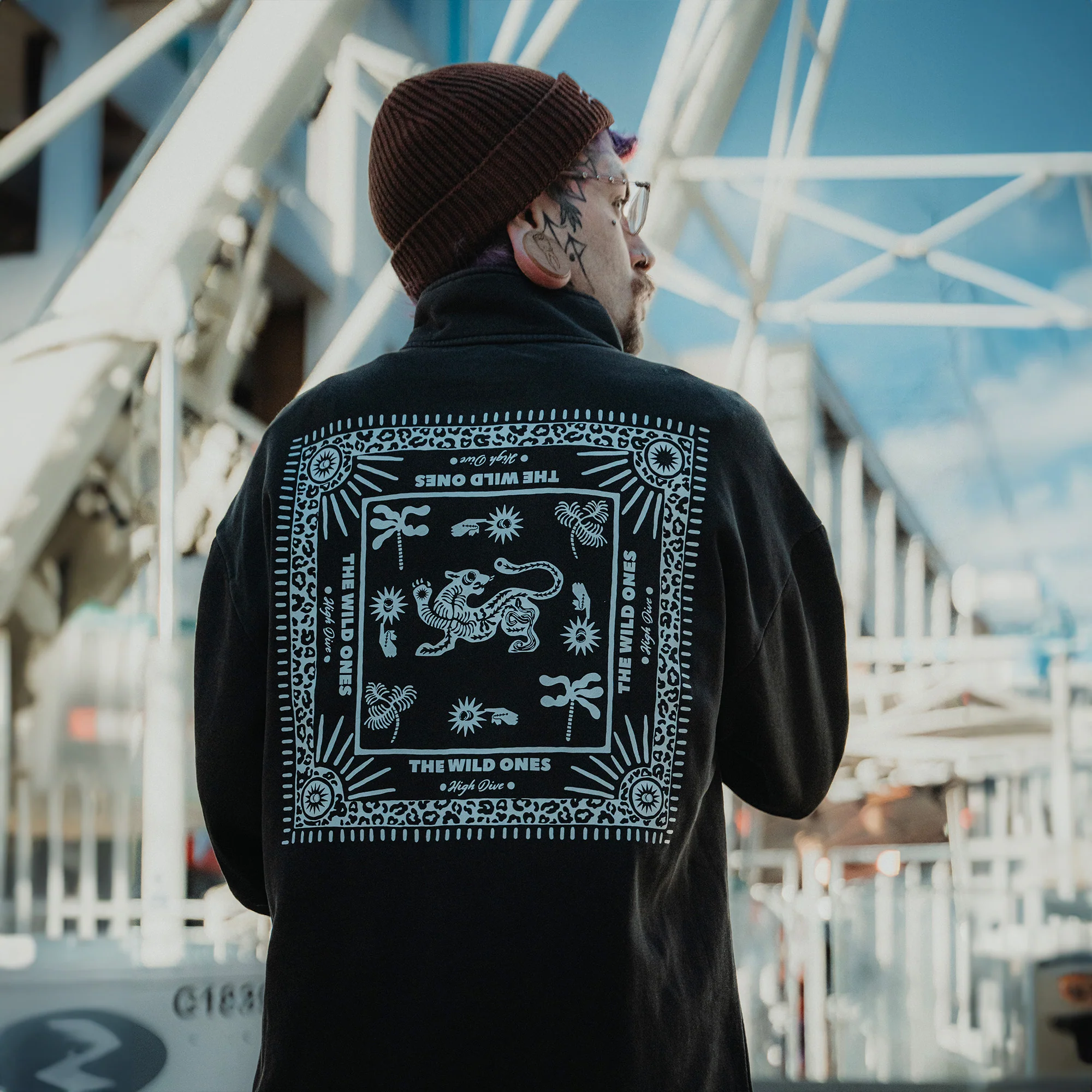 Wild Ones Faded 1/4 Zip - Image 3